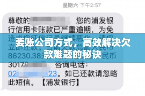 要账公司方式,高效解决欠款难题的秘诀 要账公司方式,高效解决欠款难题的秘诀