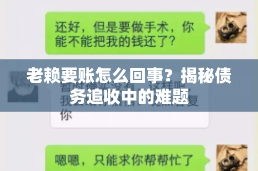 老赖要账怎么回事？揭秘债务追收中的难题