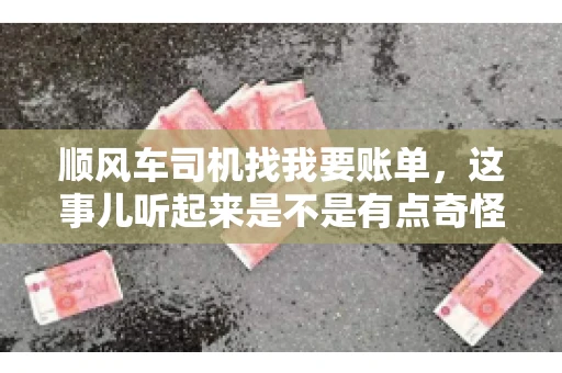 顺风车司机找我要账单，这事儿听起来是不是有点奇怪？但现实生活中，这样的案例还真不少。今天，我就来和大家聊聊这个话题，看看顺风车司机找乘客要账单的背后，究竟隐藏着什么。