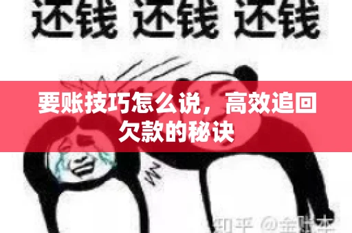 要账技巧怎么说，高效追回欠款的秘诀